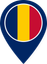 Chad Color Pin
