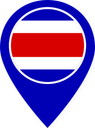 Costa Rica Color Pin