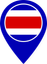 Costa Rica Color Pin