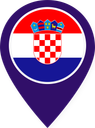 Croatia Color Pin