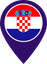 Croatia Color Pin