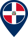 Dominican Republic Color Pin