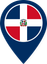 Dominican Republic Color Pin