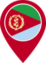 Eritrea Color Pin
