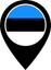 Estonia Color Pin