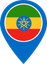 Ethiopia Color Pin