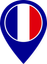 France Color Pin