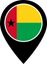 Guinea Bissau Color Pin