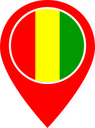 Guinea Color Pin