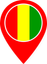 Guinea Color Pin