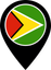 Guyana Color Pin
