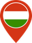 Hungary Color Pin