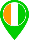Ivory Coast Color Pin
