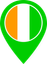 Ivory Coast Color Pin
