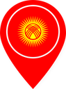 Kyrgyzstan Color Pin