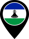Lesotho Color Pin