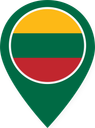 Lithuania Color Pin