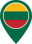 Lithuania Color Pin