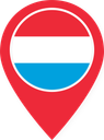 Luxembourg Color Pin