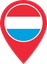 Luxembourg Color Pin