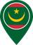 Mauritania Color Pin