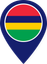 Mauritius Color Pin