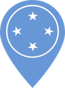 Micronesia Color Pin