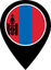 Mongolia Color Pin