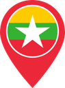 Myanmar Color Pin