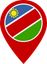 Namibia Color Pin