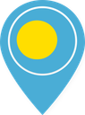 Palau Color Pin