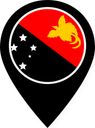 Papua New Guinea Color Pin