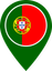 Portugal Color Pin