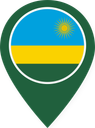 Rwanda Color Pin
