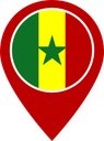 Senegal Color Pin
