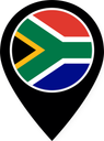 South Africa Color Pin