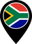 South Africa Color Pin