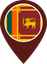 Sri Lanka Color Pin