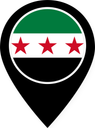 Syria Color Pin
