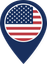 United States Color Pin