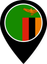 Zambia Color Pin