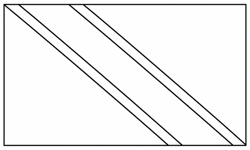 Trinidad And Tobago flag coloring page outline