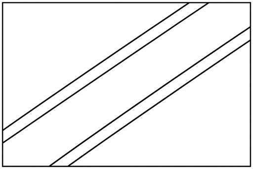 Tanzania flag coloring page outline