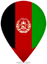 Afghanistan Teardrop Pin