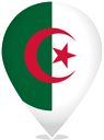 Algeria Teardrop Pin