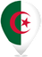 Algeria Teardrop Pin