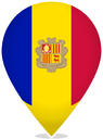 Andorra Teardrop Pin