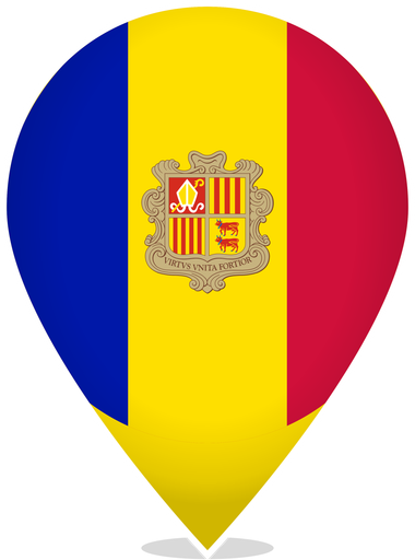 Andorra Teardrop Pin