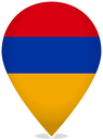 Armenia Teardrop Pin