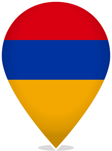 Armenia Teardrop Pin